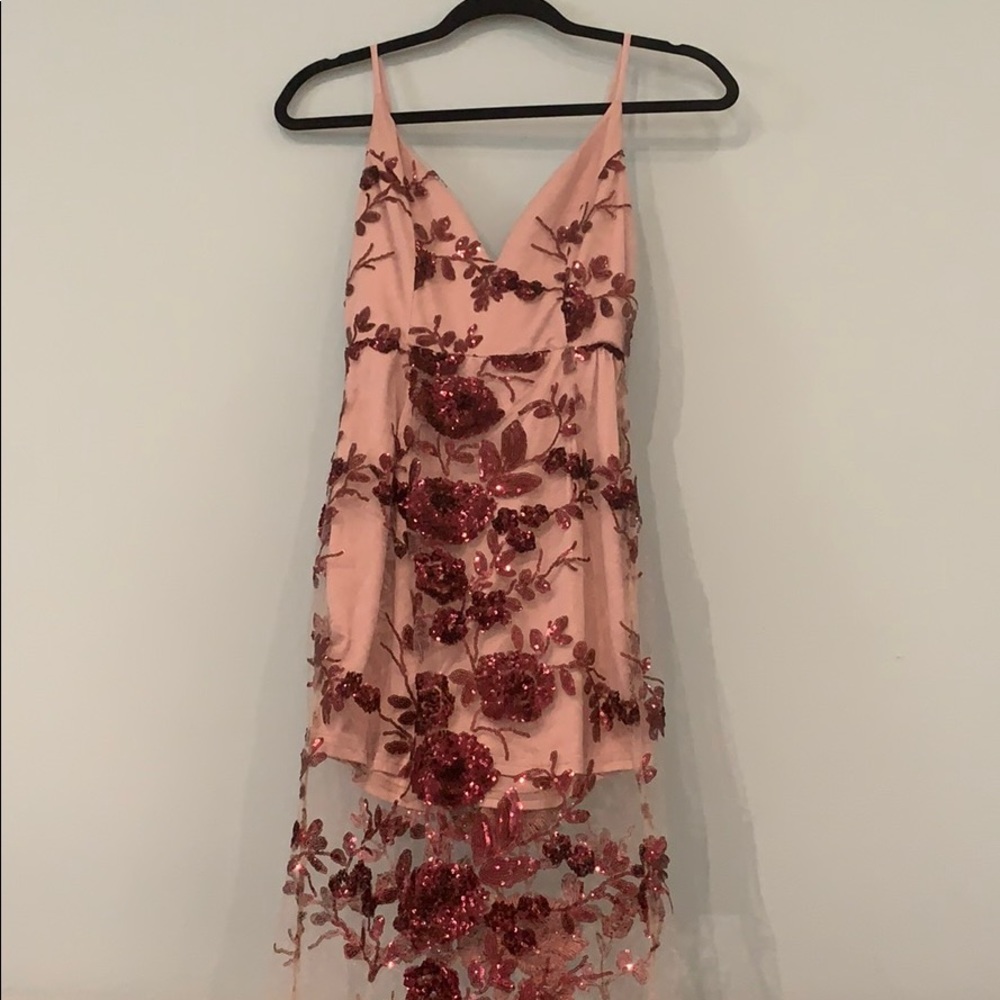 Sequined maxi dress